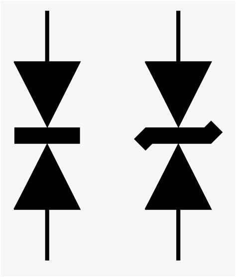 Symbol Of Zener Diode - Transient Voltage Suppressor , Free Transparent Clipart - ClipartKey