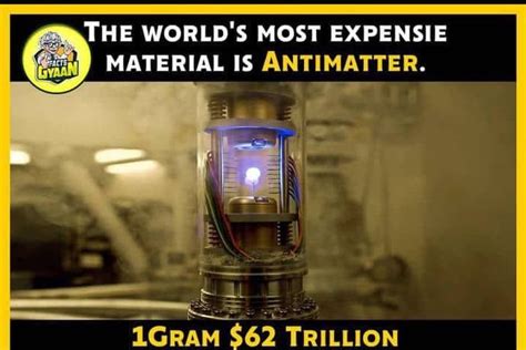 Facts - World Most expensive Material "AntiMatter" - MillionDollar ...