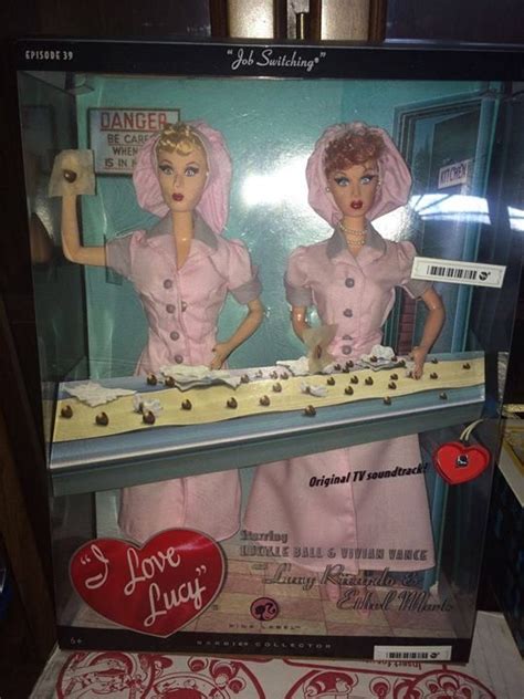 Chocolate Factory-Lucy & Ethel | I love lucy dolls, I love lucy, Barbie doll set