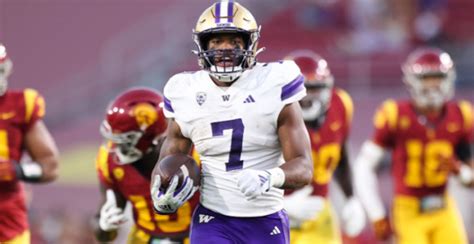 Dillon Johnson injury: Update on Washington RB vs. Michigan in national ...