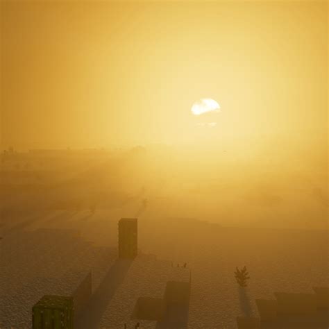 Dust storm - Apollo RT shader : r/Optifine