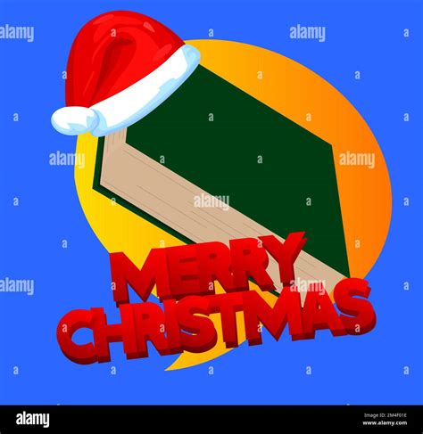 Merry Christmas word on a book, cartoon vector illustration Stock Vector Image & Art - Alamy