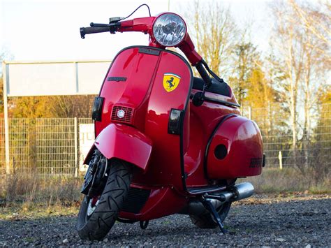 Vespa PX 244 Ferrari | Custom Vespa Galerie | CUSTOM VESPA | Scooter ...