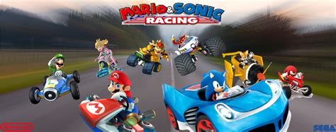 Mario and Sonic Racing by ClariceElizabeth on DeviantArt