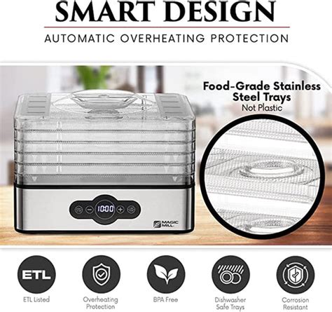 Magic Mill Food Dehydrator Machine MFD-5000 – Royaluxkitchen