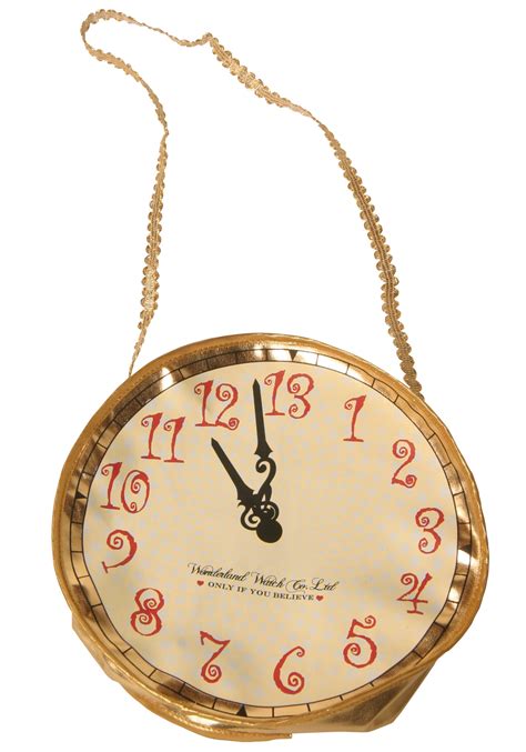 Gold Alice Clock Purse