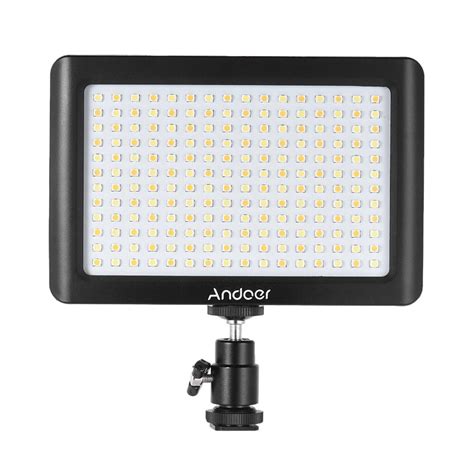 Andoer Mini Portable LED Light Panel Lamp Dimmable Studio Video Photography 3200K/6000K 192pcs ...