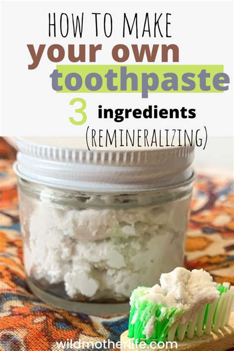 Remineralizing Toothpaste Recipe | Bryont Blog