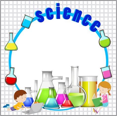 Border design with science equipment 454946 Vector Art at Vecteezy