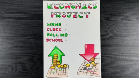 Front Page of Economics Project File // Easy Border Design For ...