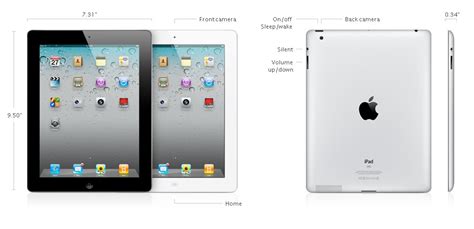 Apple iPad 2 tech specs | iPhoneRoot.com