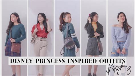 Disney Princess Inspired Outfits (Modern & Effortless) | Part 3 - YouTube