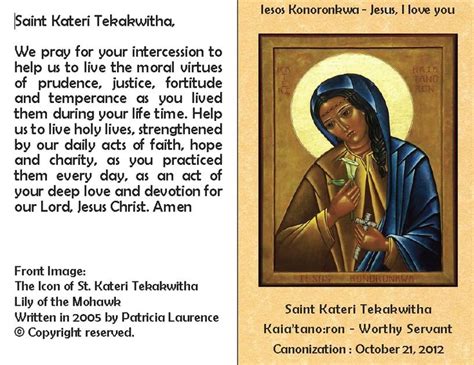 17 Best images about St. Kateri Tekakwitha on Pinterest | Iroquois ...