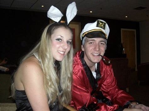 a man and woman dressed up as sailors