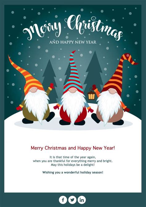 Merry Christmas Email Template – Christmas Picture Gallery