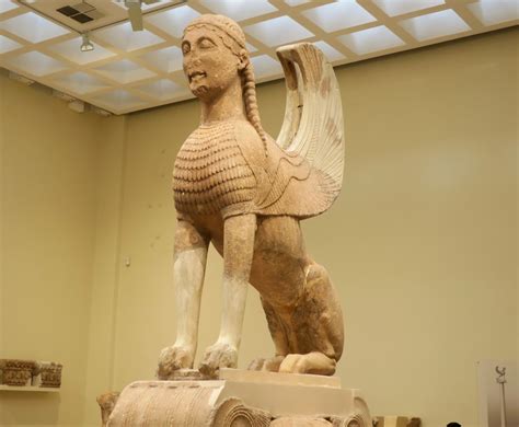 Sculpture Saturday – The Sphinx Of Naxos – Salsaworldtraveler'sblog