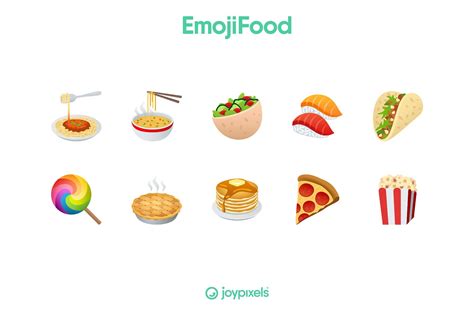 Emoji Food Icons by JoyPixels® | Emoji food, Food icons, Emoji