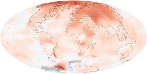 1-2. The map illustrates temperature anomalies in the decade ...