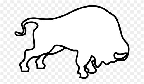 Buffalo Outline Clip Art Bigking Keywords And Pictures - Buffalo ...