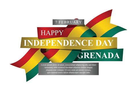 Independence Day Grenada background. 17124992 Vector Art at Vecteezy