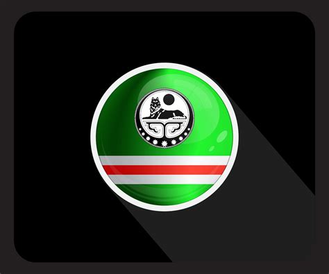 Chechen Glossy Circle Flag Icon 28292989 Vector Art at Vecteezy