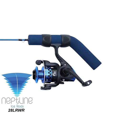 Neptune Ice Rods - Curved Handle - Custom Ice Fishing Rods