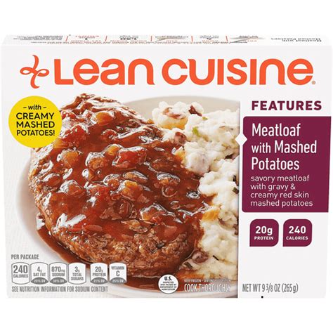 Lean Cuisine Features Meatloaf, with Mashed Potatoes | Healthier Options | Banks Market