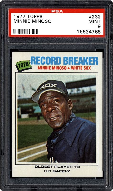 Auction Prices Realized Baseball Cards 1977 TOPPS Minnie Minoso Summary