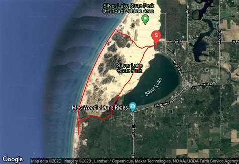 Silver Lake Sand Dunes Map - Yoshi Katheryn