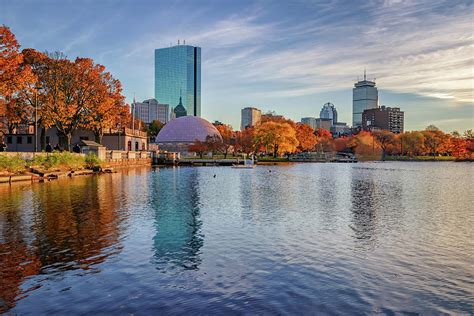 Boston's Skyline from the Charles River Esplanade Photograph by Kristen ...