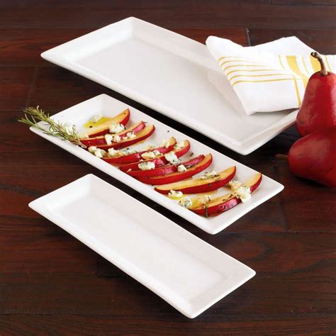 Blanc Rectangular Serving Platter | Sur La Table | Serving platters ...