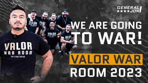 We are going to war! Valor War Room 2023 - YouTube