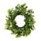 9" Green Mini Boxwood Wreath with Flowers by Ashland® | Michaels