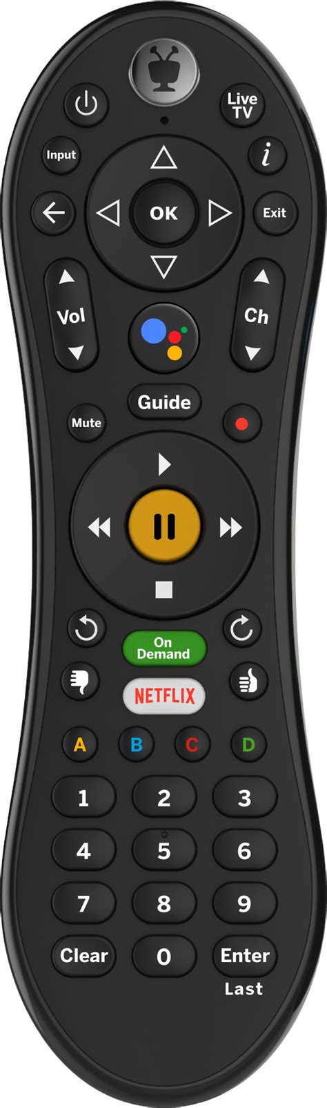 TiVo S6A Backlit Android TV Remote – URC Support