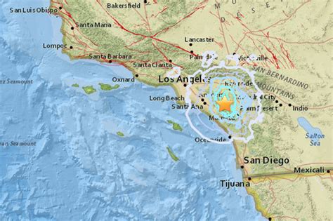 California earthquake MAP: Where did earthquake hit California? | World ...