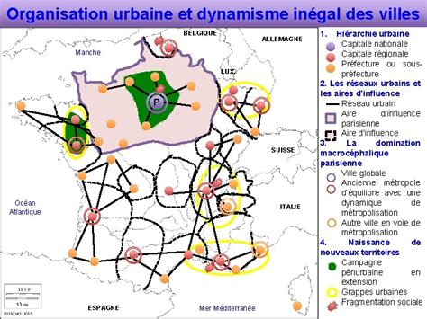 La France en villes Croquis et schmas Bulletin