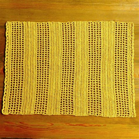 DIY Kit Crochet Table Mat Coffee Table Decor Rustic Crochet - Etsy