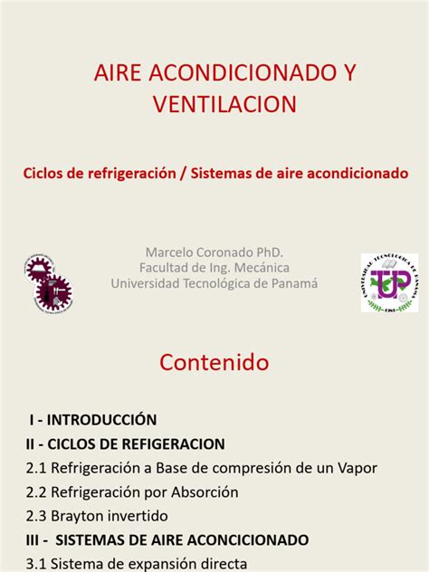 Ac Vent Refr 01 2022 | PDF | Refrigeración | Termodinámica