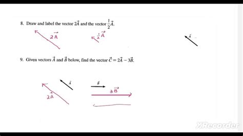 Vector Multiplication: Examples # 8 - 9 - YouTube