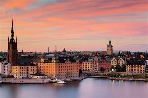 Gamla Stan Sunset - Stockholm, Sweden | Architecture portfolio, Stockholm, Sunset