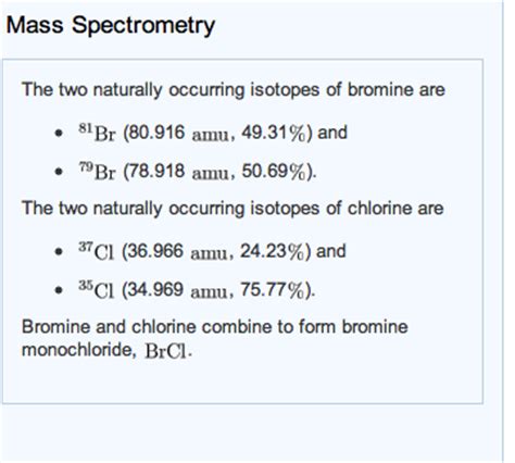 Solved The two naturally occurring isotopes of bromine are | Chegg.com