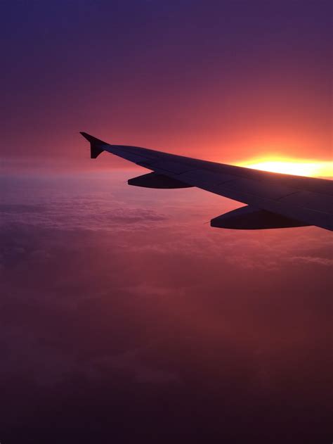 Airplane Sunset Wallpapers - Wallpaper Cave