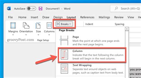 How to Split a Word Document in Half