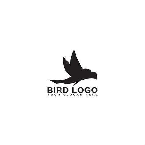 Bird simple logo design vector 27009564 Vector Art at Vecteezy