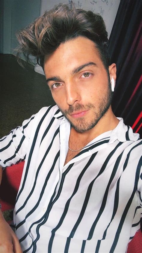 Gianluca Ginoble Il volo - LOVE the striped shirt on him. Sexy Italian ...