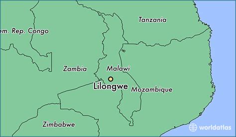 Where is Lilongwe, Malawi? / Lilongwe, Central Region Map - WorldAtlas.com