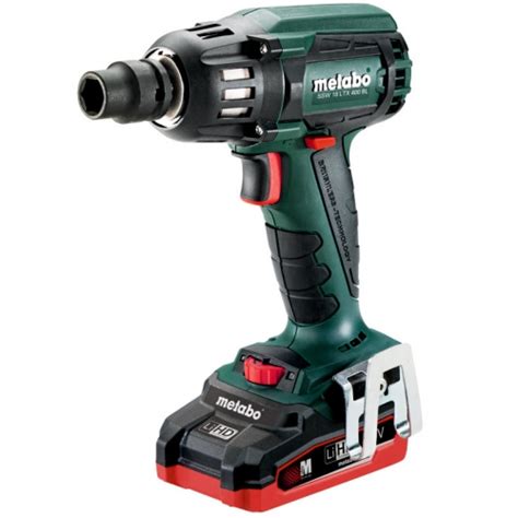 Metabo Cordless Impact Wrench 18V, 1/2, 400Nm, 2kg SSW18LTX400BL