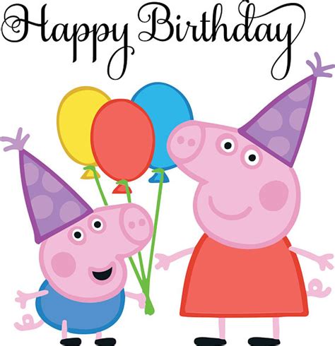 Peppa Pig Birthday Clipart at GetDrawings | Free download