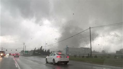 Video shows tornado forming, roaring through Gaylord, Michigan on May ...