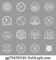 900+ Tools Badges And Emblems Clip Art | Royalty Free - GoGraph